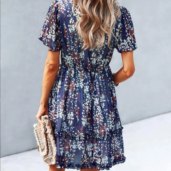 Boho frill trim dress - Picture 5 of 16